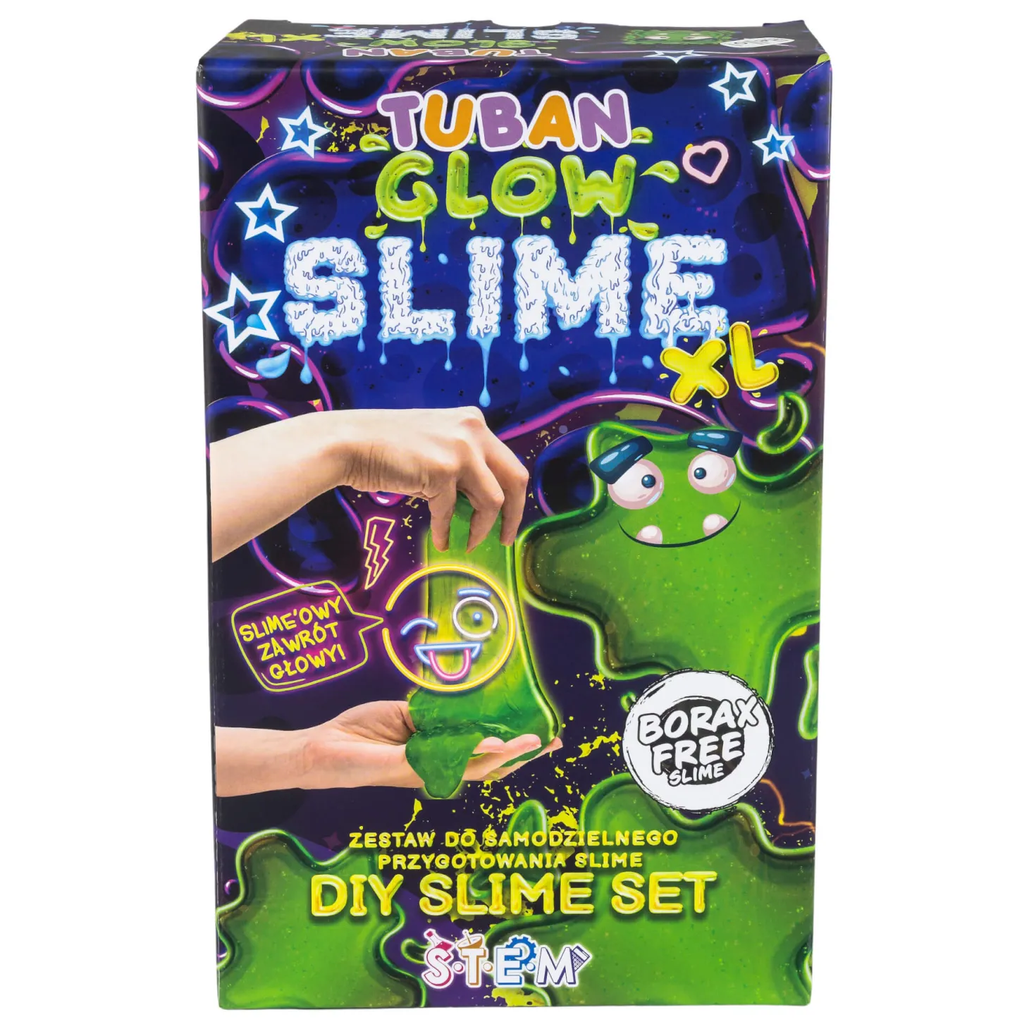 Zestaw DIY Slime - świecący w ciemności XL