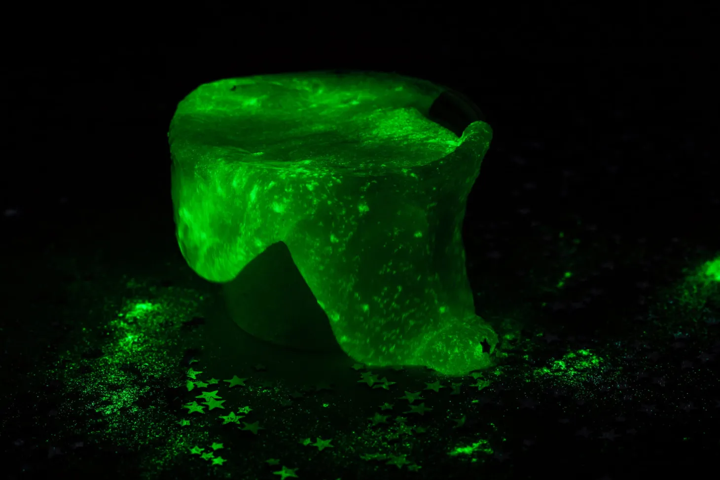Zestaw DIY Slime - świecący w ciemności