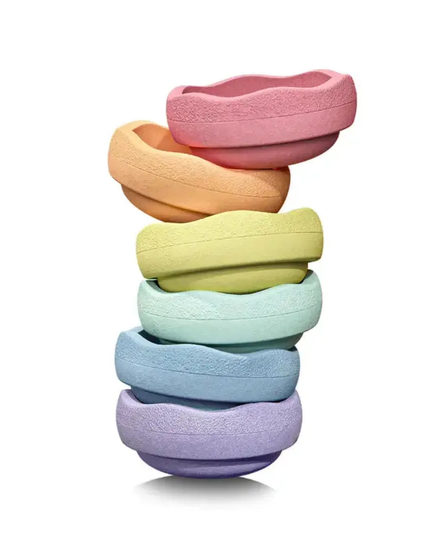 Zestaw do balansowania Stapelstein® Original - Rainbow Pastel, 6el.