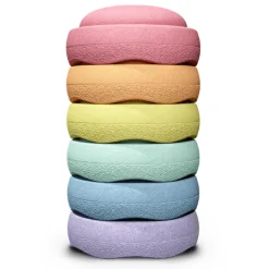 Zestaw do balansowania Stapelstein® Original - Rainbow Pastel, 6el.