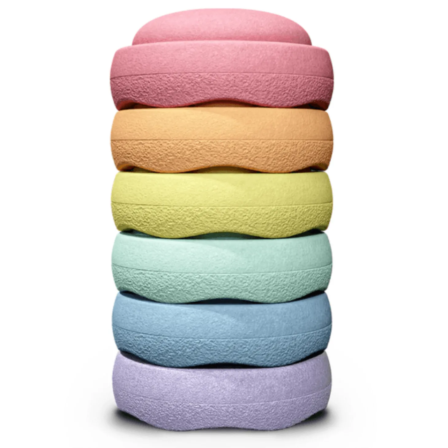 Zestaw do balansowania Stapelstein® Original - Rainbow Pastel, 6el.