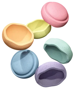 Zestaw do balansowania Stapelstein® Original - Rainbow Pastel, 6el.