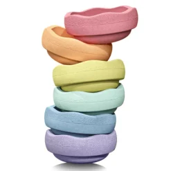 Zestaw do balansowania Stapelstein® Original Mini - Rainbow Pastel, 6el.