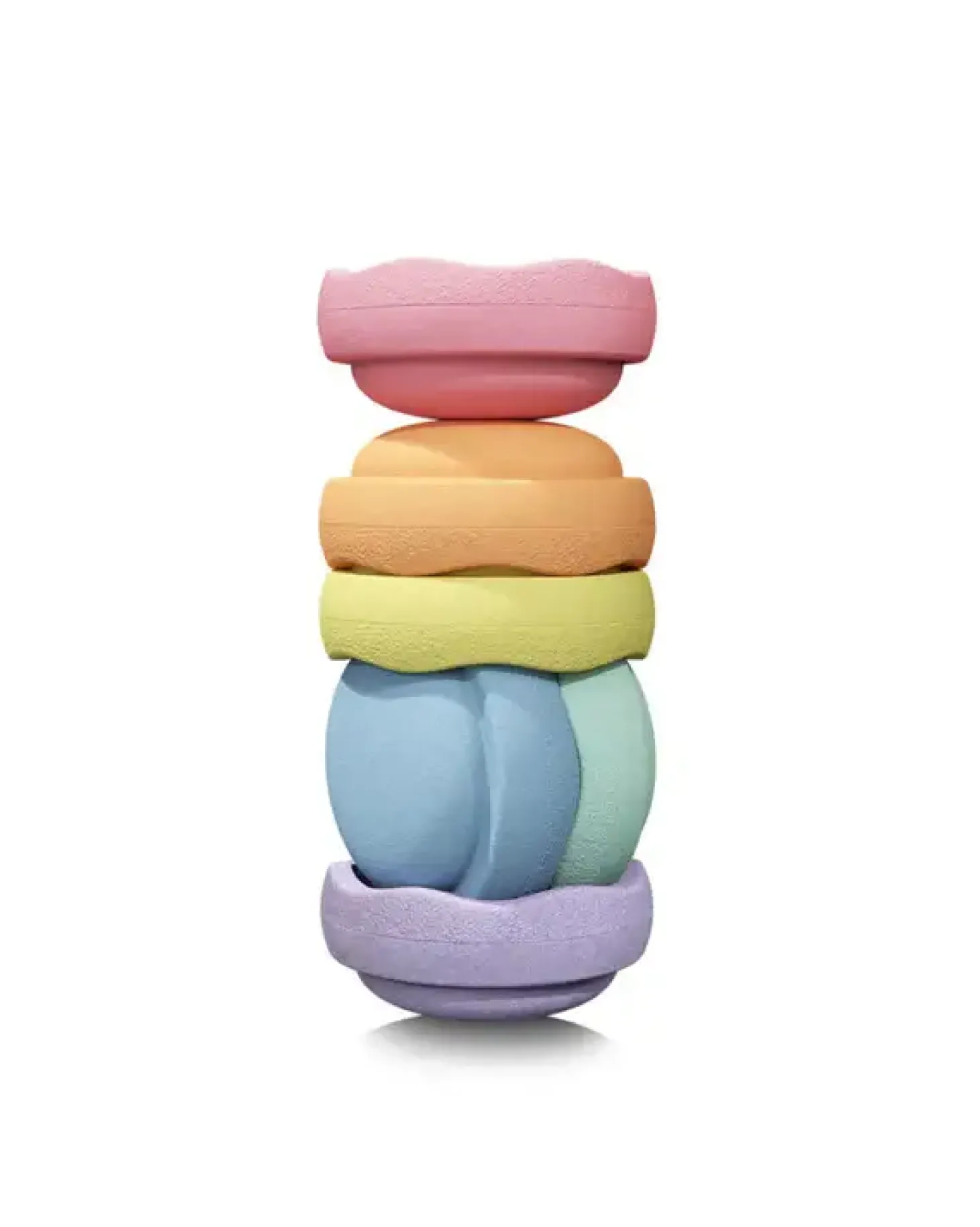 Zestaw do balansowania Stapelstein® Original Mini - Rainbow Pastel, 6el.