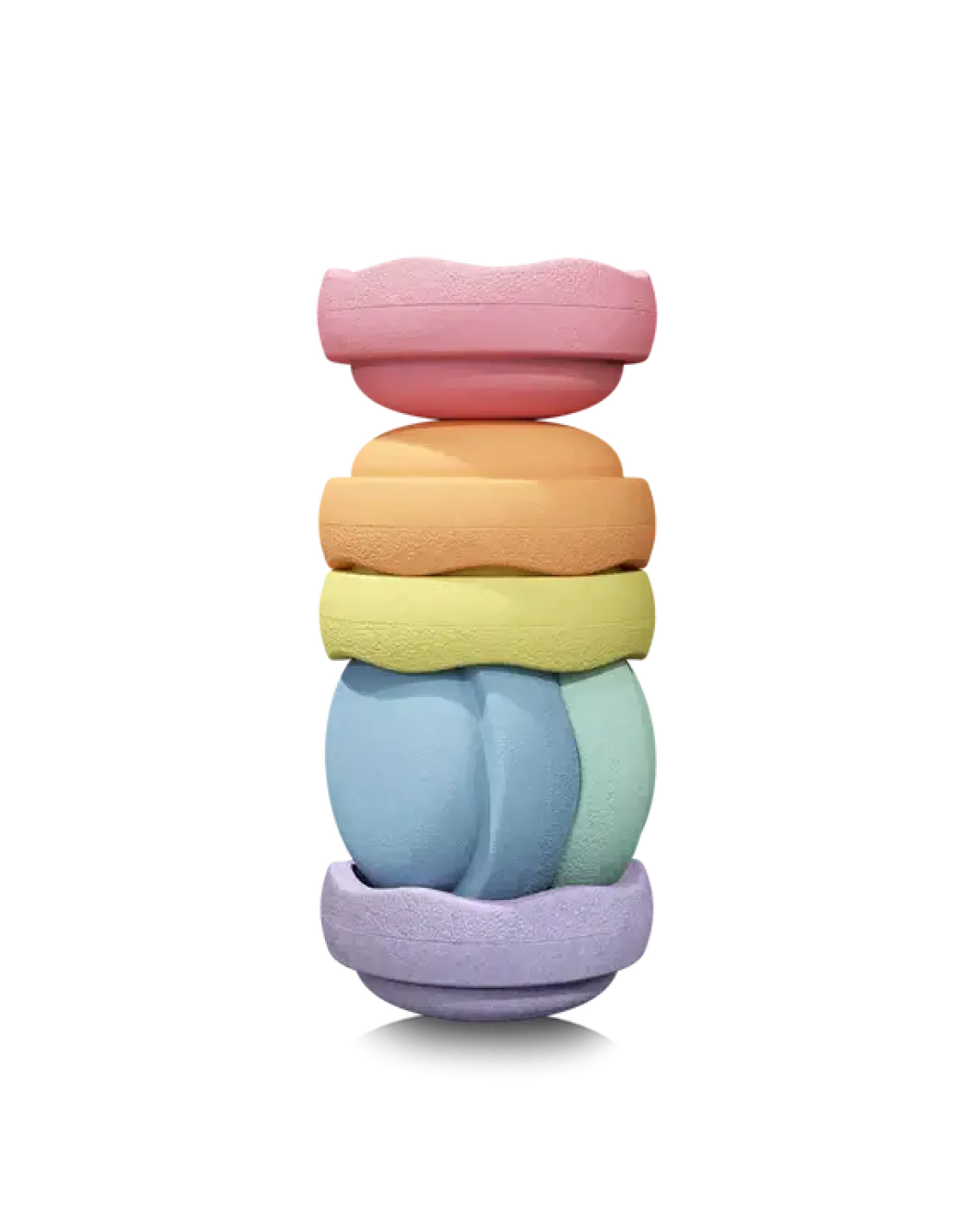 Zestaw do balansowania Stapelstein® Original Mini - Rainbow Pastel, 6el.
