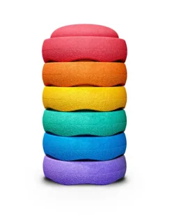 Zestaw do balansowania Stapelstein® Original Mini - Rainbow Classic, 6el.