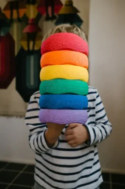 Zestaw do balansowania Stapelstein® Original Mini - Rainbow Classic, 6el.