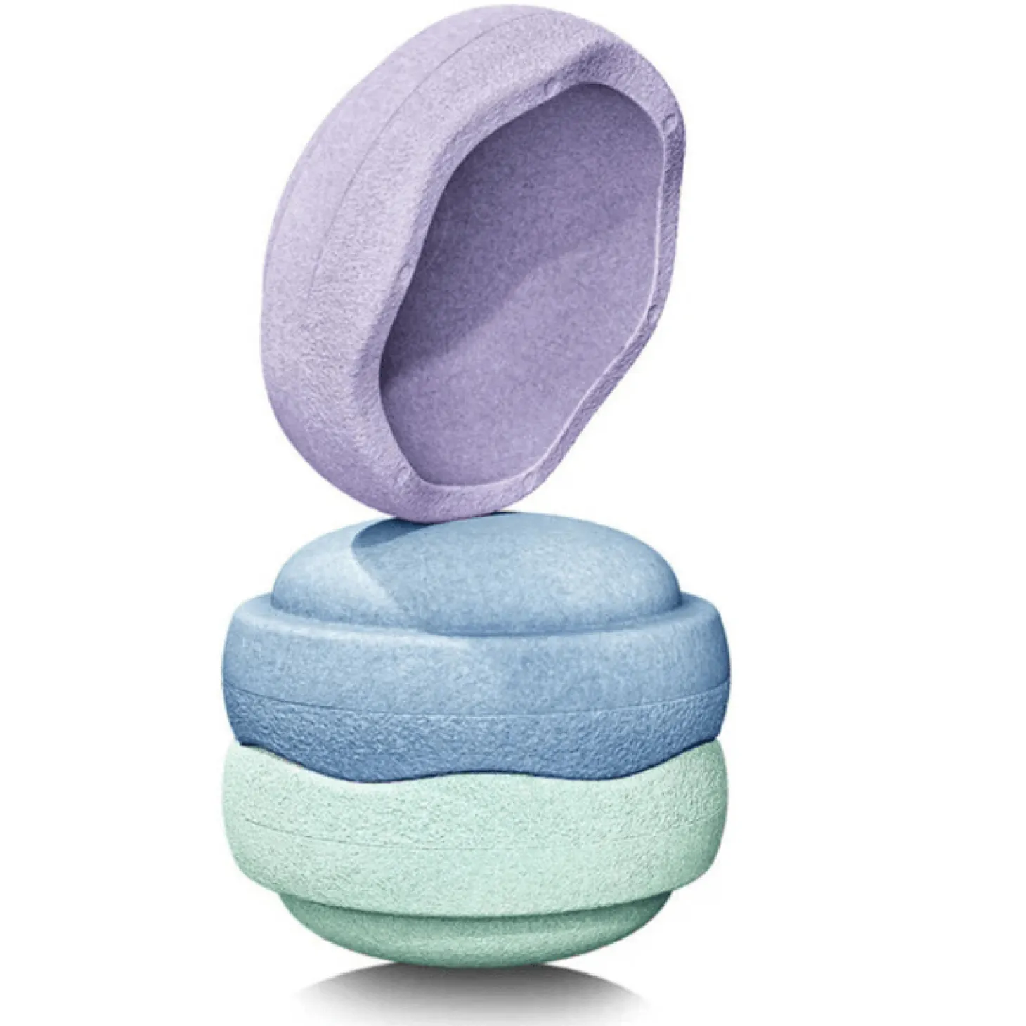 Zestaw do balansowania Stapelstein® Original - Cool Pastel, 3el.