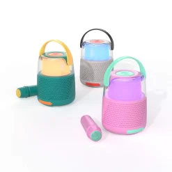 Zestaw do karaoke z głośnikiem - różowy