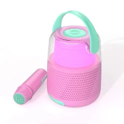 Zestaw do karaoke z głośnikiem - różowy