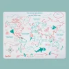 Zestaw do kolorowania z silikonową matą - My First World Map