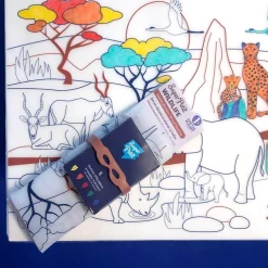 Zestaw do kolorowania z silikonową matą - Savanna