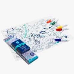 Zestaw do kolorowania z silikonową matą - Coral Reef