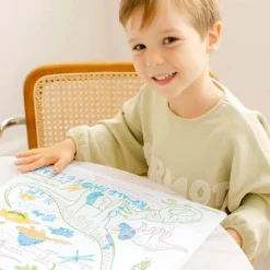 Zestaw do kolorowania z silikonową matą - Age of Dinosaures