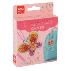 Zestaw do robienia diamentowych breloczków DIY - Motyl