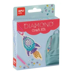 Zestaw do robienia diamentowych breloczków DIY - Rakieta