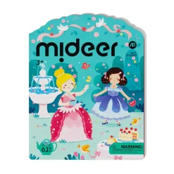 Zestaw żelowych naklejek wielokrotnego użytku - Princess Dress-Up