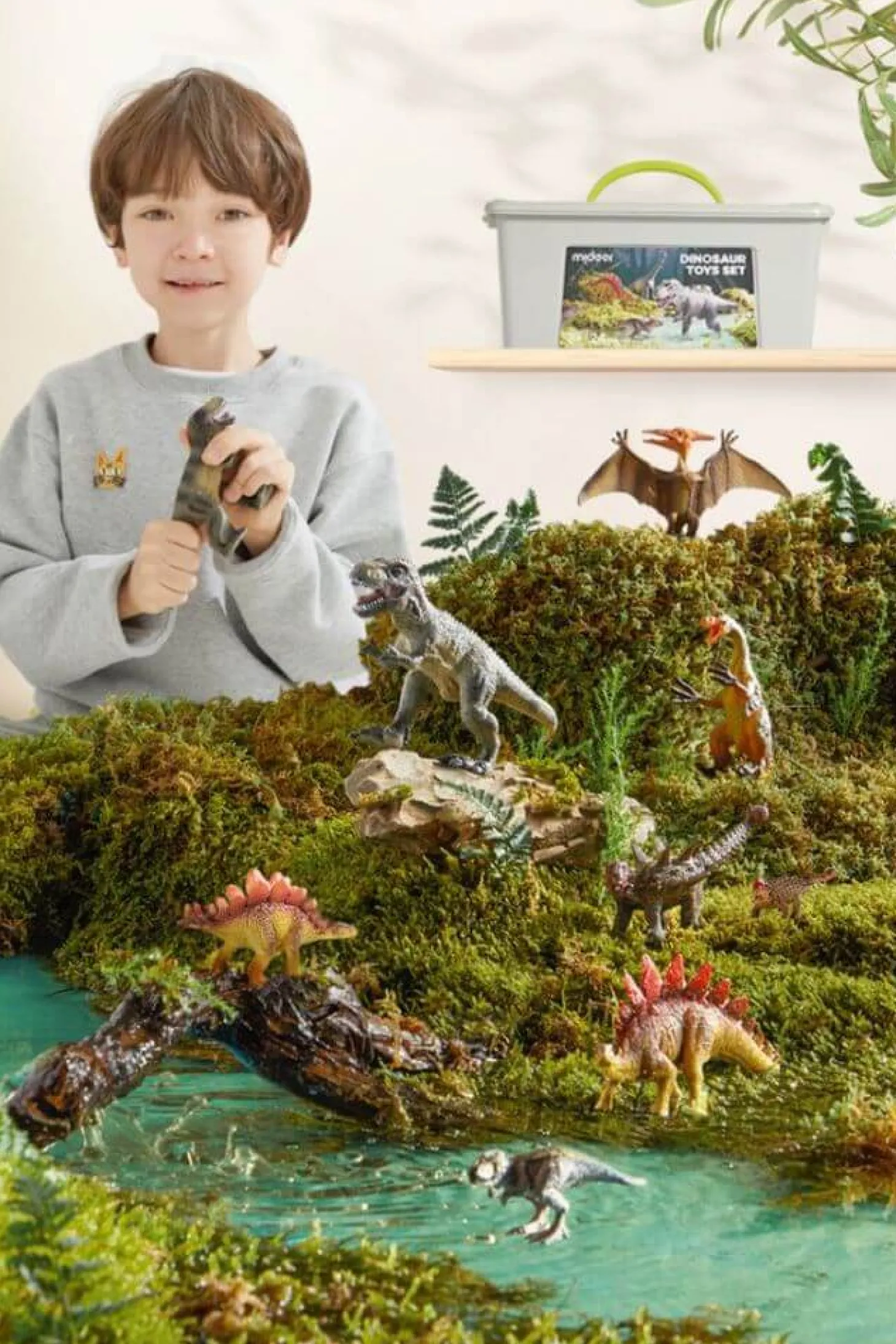 Zestaw figurek – dinozaury, 24 szt.