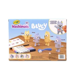 Zestaw 4 figurek do malowania i mycia Washimals, Bluey 3+