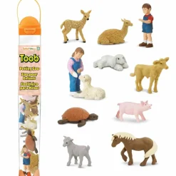 Zestaw Figurek w Tubie - Małe Zwierzątka z Mini Zoo