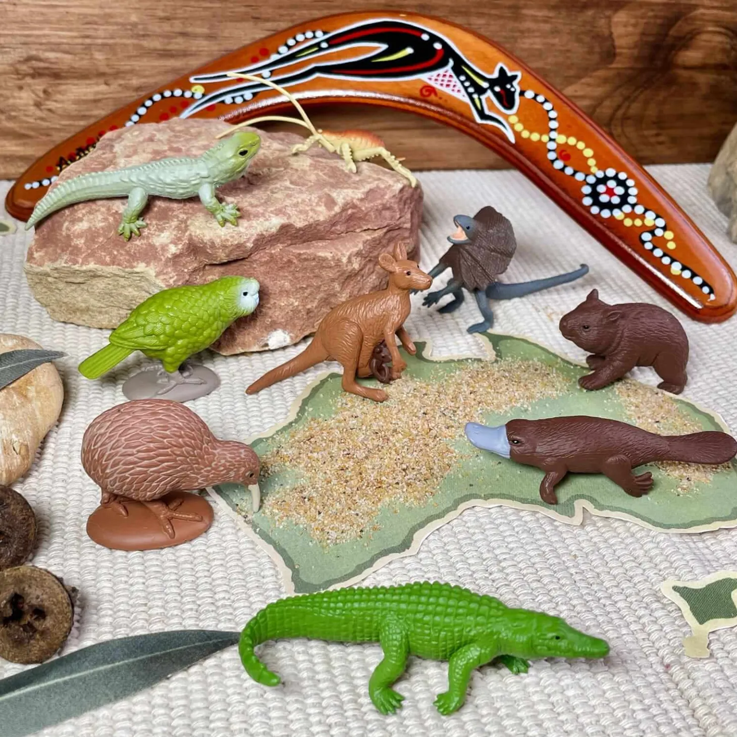 Zestaw Figurek w Tubie - Zwierzęta Australii