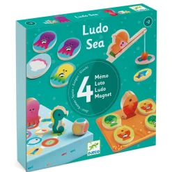 Zestaw 4 gier LUDO SEA