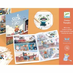 Zestaw kalkomanii - komiks ŻEGLARZ & GIPSY 5+