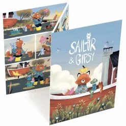 Zestaw kalkomanii - komiks ŻEGLARZ & GIPSY 5+