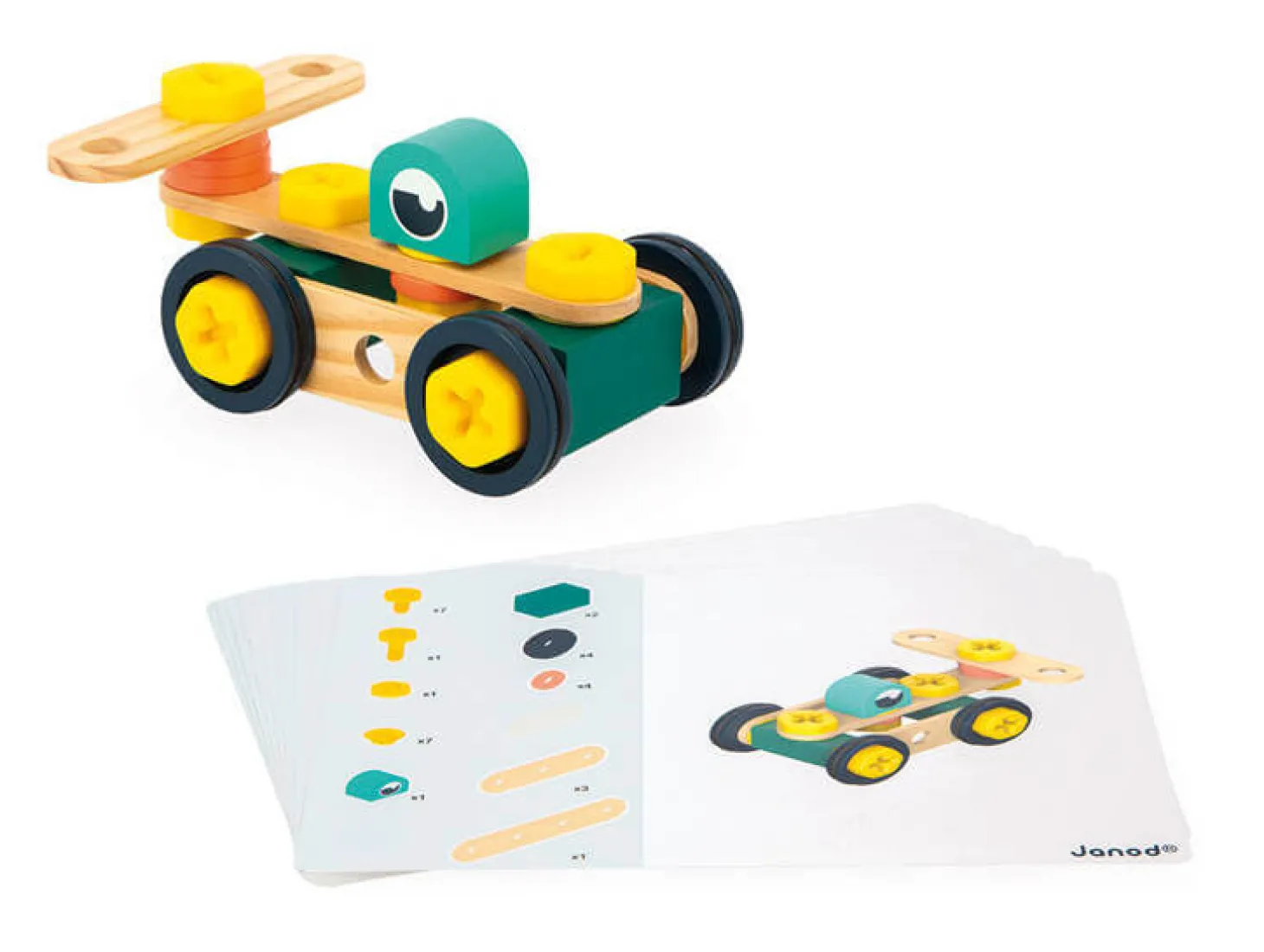 Zestaw konstruktora 100 elementów Brico'kids 3+