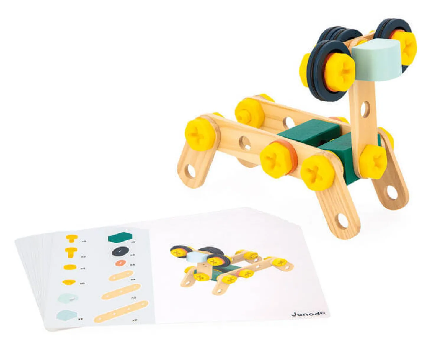 Zestaw konstruktora 50 elementów Brico'kids 3+