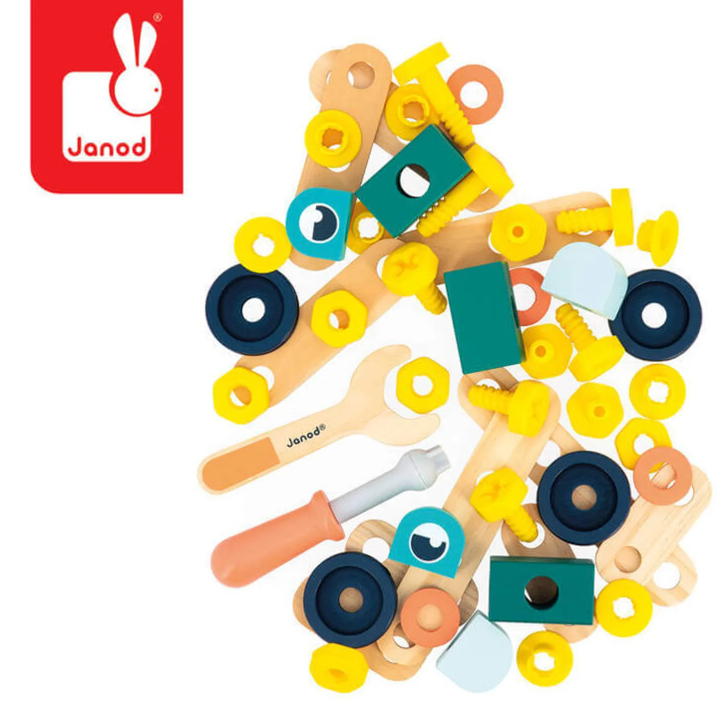 Zestaw konstruktora 50 elementów Brico'kids 3+