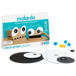 Zestaw kreatywnych kształtów Makedo Deco-Props - Googlies 21 el.