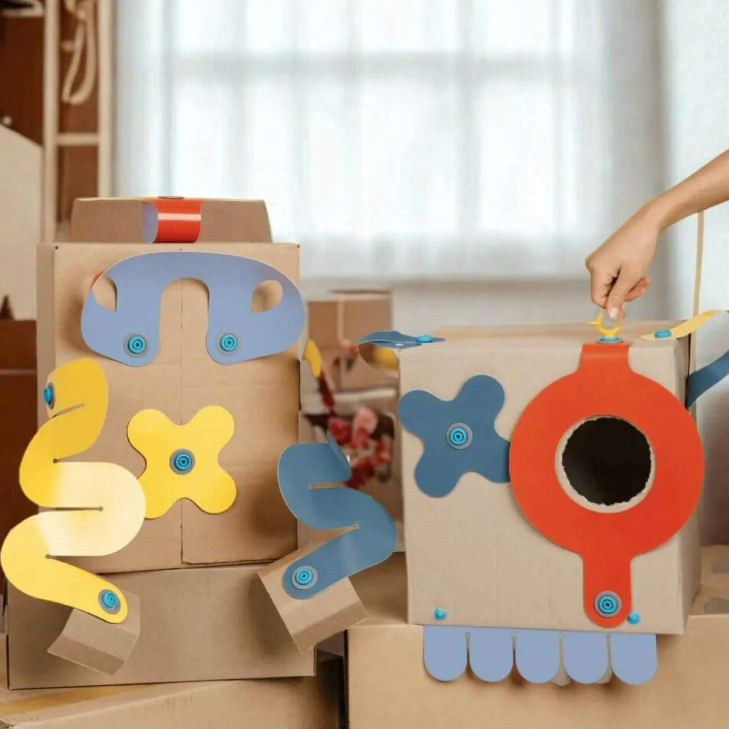 Zestaw kreatywnych kształtów Makedo Deco-Props - Sparkies 25 el.