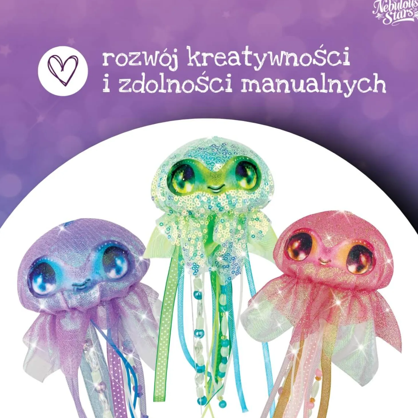 Zestaw kreatywny do tworzenia świecących meduz 7+