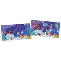 Zestaw kreatywny Grube naklejki wielorazowe My arts & crafts Ocean 18m+