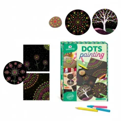 Zestaw kreatywny Malowanie kropkami - Dots painting I love creativity 8+