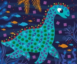 Zestaw kreatywny Mozaika Dinozaury 4+