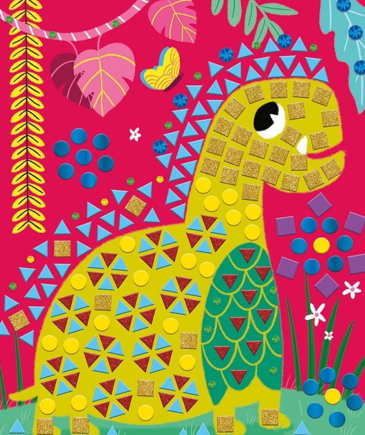 Zestaw kreatywny Mozaika Dinozaury 4+