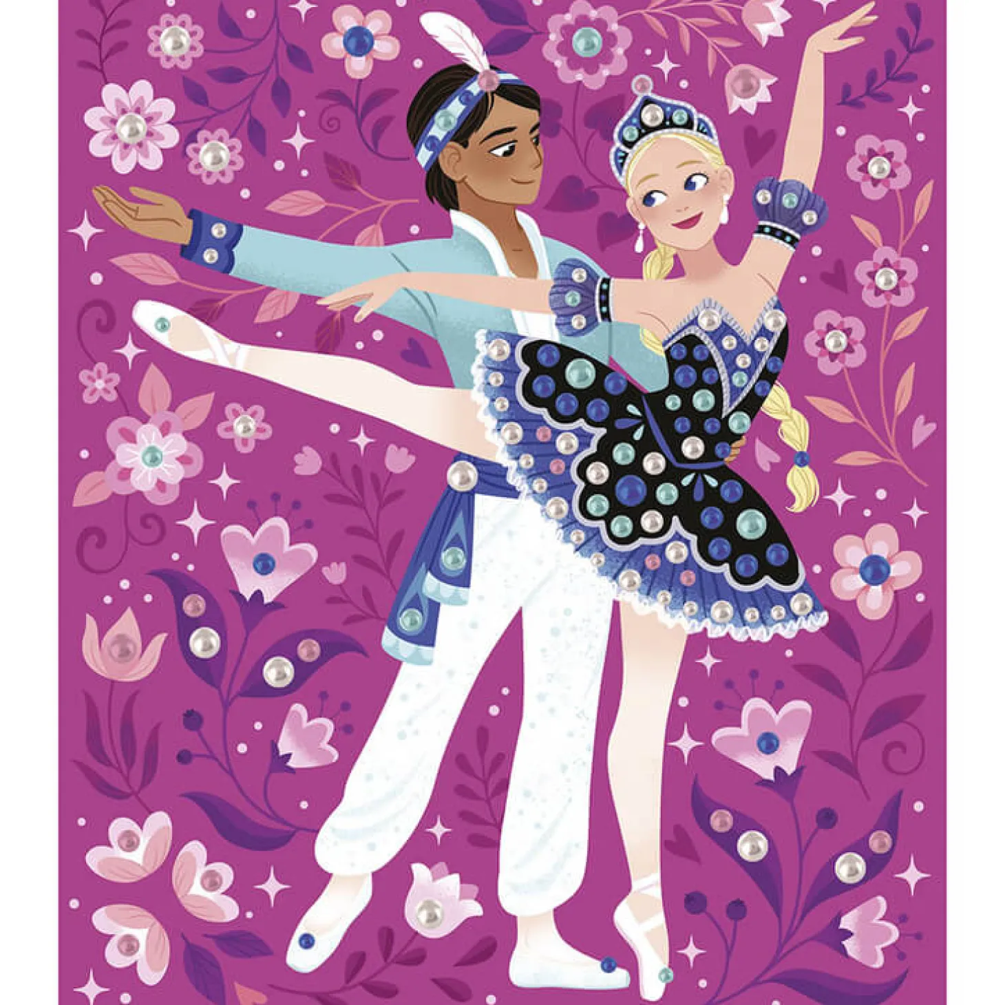 Zestaw kreatywny Perłowe koraliki Tancerki 5+