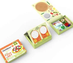 Zestaw kreatywny PIZZA, 100% naturalna ciastolina i akcesoria