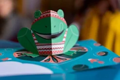 Zestaw kreatywny Przestrzenne kartki pop-up 3D Zwierzęta 6+