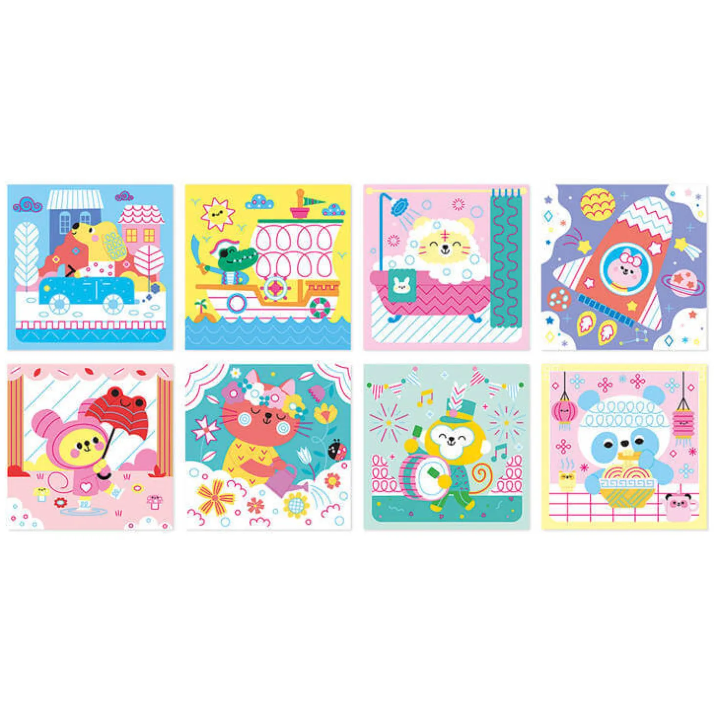 Zestaw kreatywny - Szlaczki My arts & crafts 5+