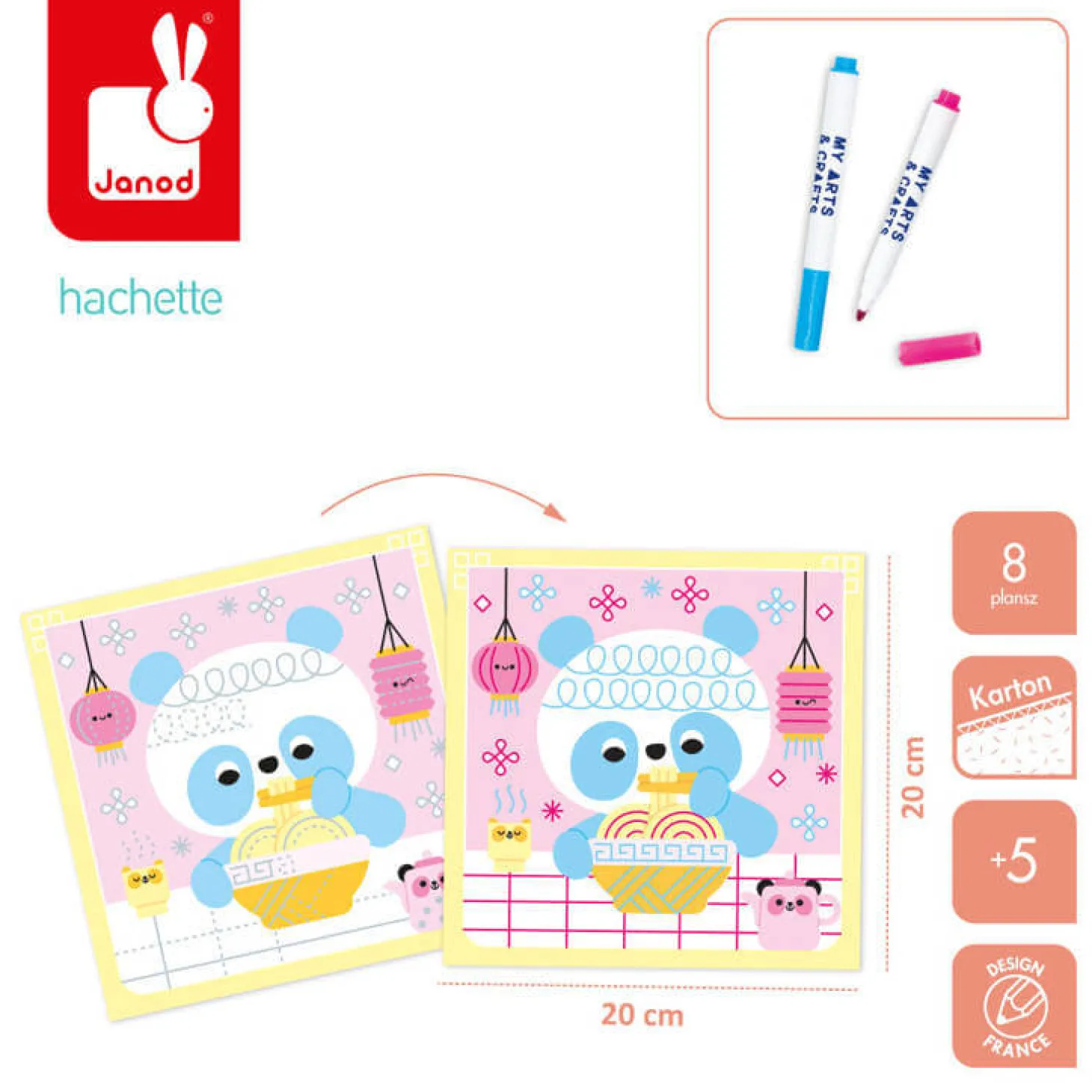 Zestaw kreatywny - Szlaczki My arts & crafts 5+