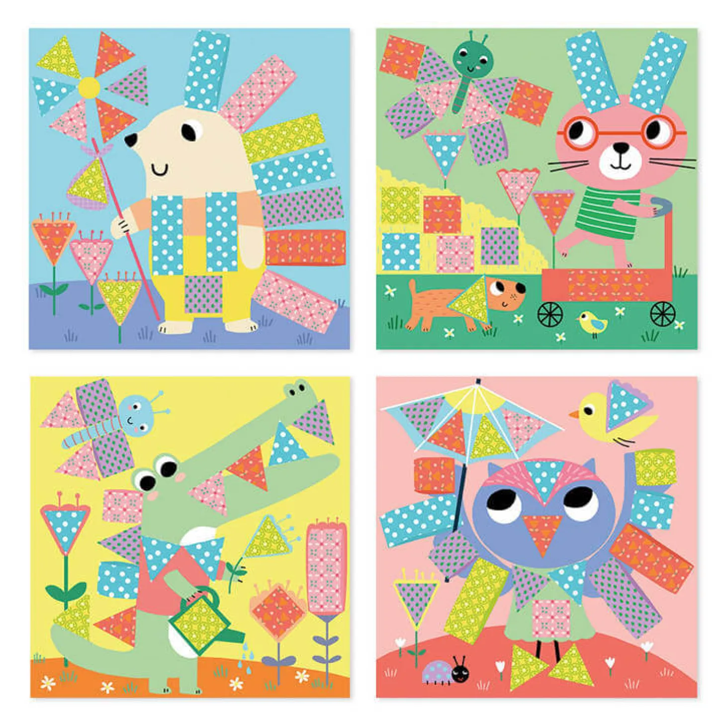 Zestaw kreatywny - Wycinanki przyklejanki My arts & crafts 4+