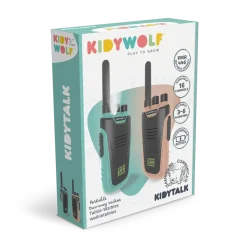 Zestaw krótkofalówek Walkie Talkie KIDYTALK - różowo-niebieskie