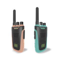Zestaw krótkofalówek Walkie Talkie KIDYTALK - różowo-niebieskie