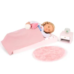Zestaw mebli dla lalki - Sypialnia z wyposażeniem - Sweet Snuggles Bedroom Set