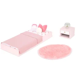 Zestaw mebli dla lalki - Sypialnia z wyposażeniem - Sweet Snuggles Bedroom Set