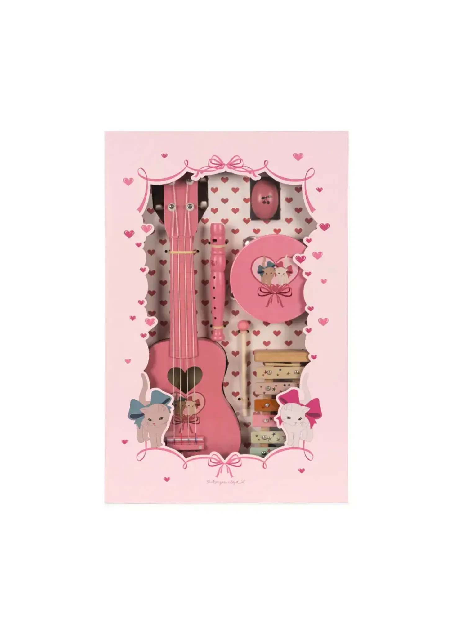 Zestaw muzyczny All I Wish For - bow kitty pink