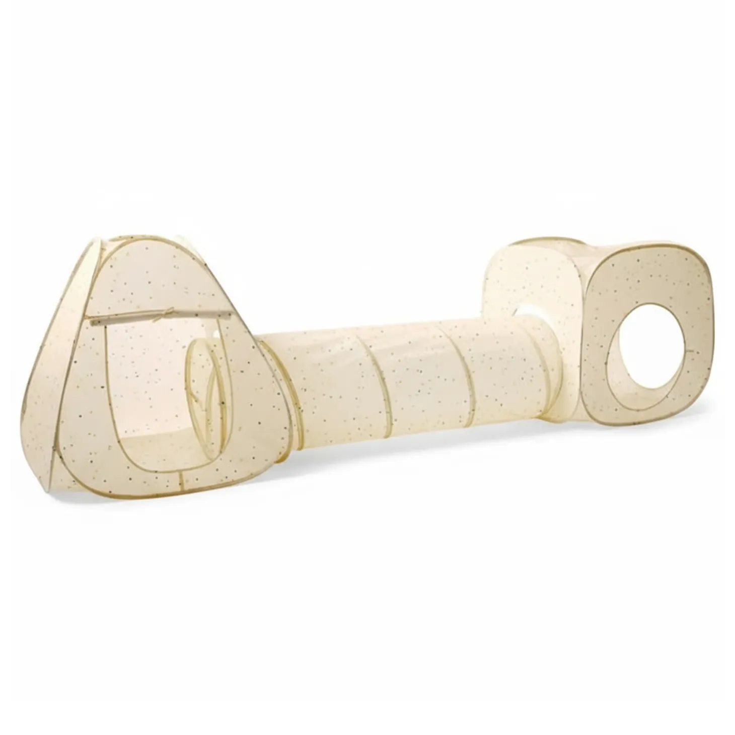 Zestaw namiotów dla dzieci z tunelem 3w1 Terrazzo Beige